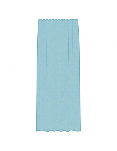 Tende in Voile con Passanti 2 pz Turchese 140x245 cm