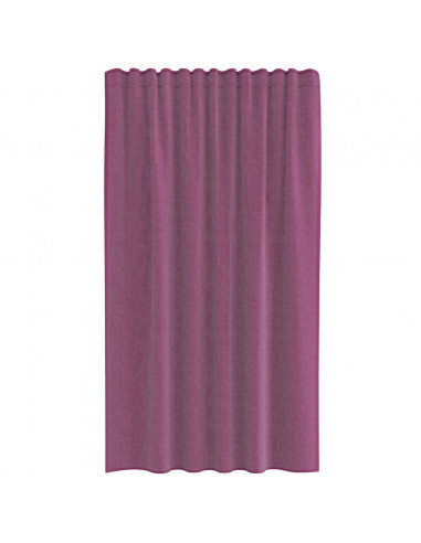 Tende in Voile con Passanti 2 pz Viola 140x175 cm