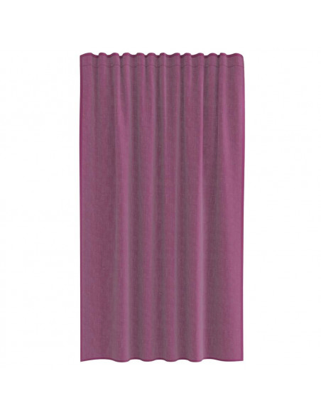 Tende in Voile con Passanti 2 pz Viola 140x175 cm