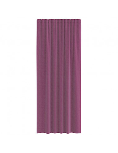 Tende in Voile con Passanti 2 pz Viola 140x245 cm