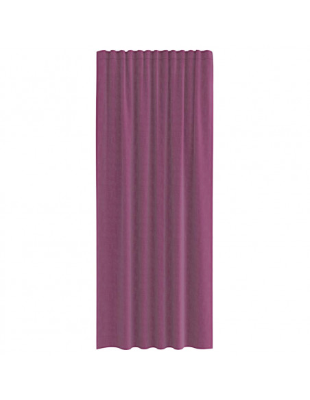 Tende in Voile con Passanti 2 pz Viola 140x245 cm