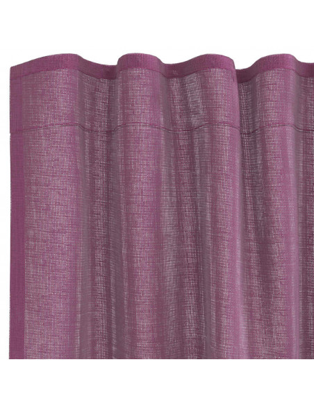 Tende in Voile con Passanti 2 pz Viola 140x260 cm