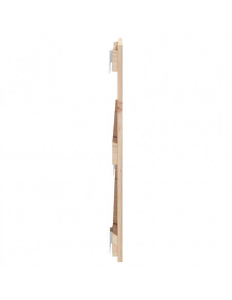 Testiera da Parete 108x3x60 cm in Legno Massello di Pino