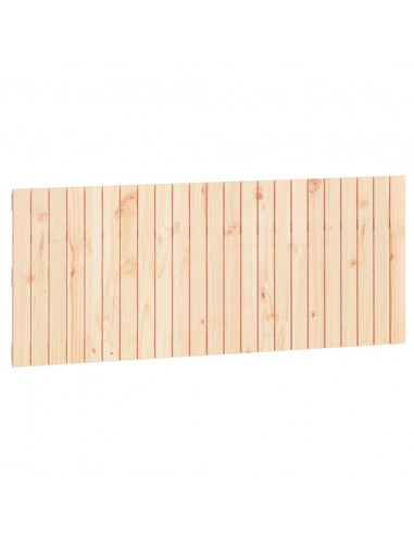 Testiera da Parete 147x3x60 cm in Legno Massello di Pino