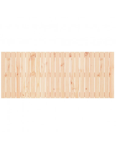 Testiera da Parete 147x3x60 cm in Legno Massello di Pino