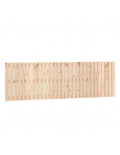 Testiera da Parete 185x3x60 cm in Legno Massello di Pino 2