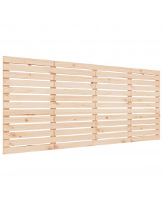 Testiera da Parete 186x3x91,5 cm in Legno Massello di Pino 2