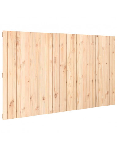 Testiera da Parete 204x3x110 cm in Legno Massello di Pino