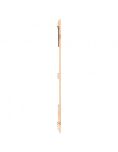 Testiera da Parete 204x3x110 cm in Legno Massello di Pino