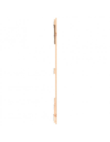 Testiera da Parete 204x3x110 cm in Legno Massello di Pino