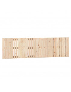 Testiera da Parete 204x3x60 cm in Legno Massello di Pino 2