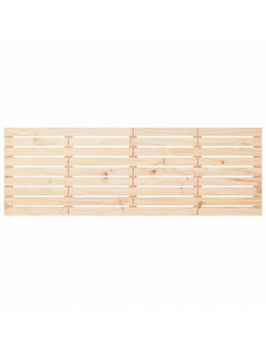 Testiera da Parete 206x3x63 cm in Legno Massello di Pino