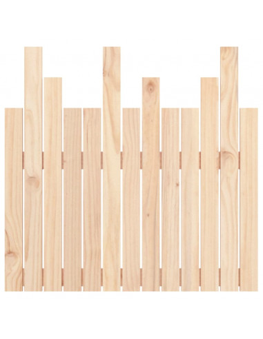 Testiera da Parete 82,5x3x80 cm in Legno Massello di Pino