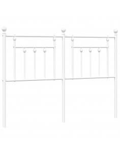 Testiera in Metallo Bianco 140 cm 2