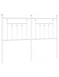 Testiera in Metallo Bianco 150 cm 2