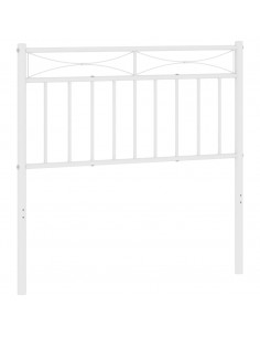 Testiera in Metallo Bianco 90 cm 2