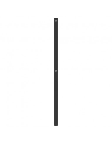 Testiera in Metallo Nero 135 cm