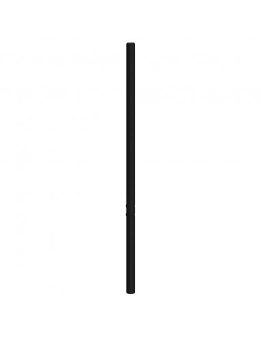 Testiera in Metallo Nero 135 cm