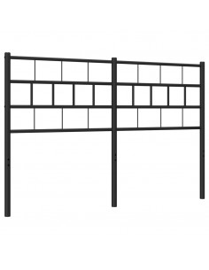 Testiera in Metallo Nero 140 cm 2