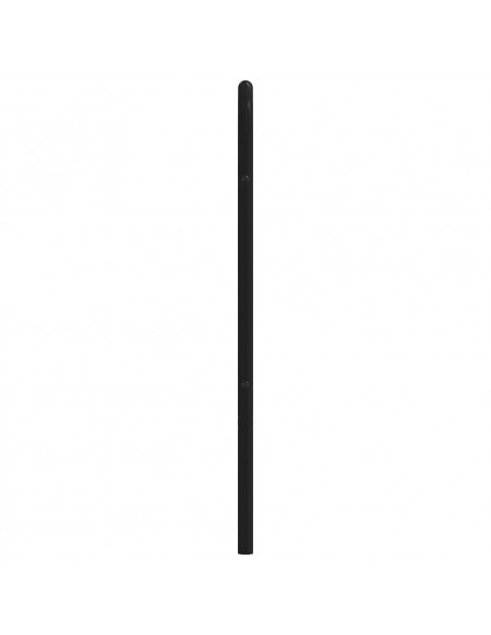 Testiera in Metallo Nero 150 cm