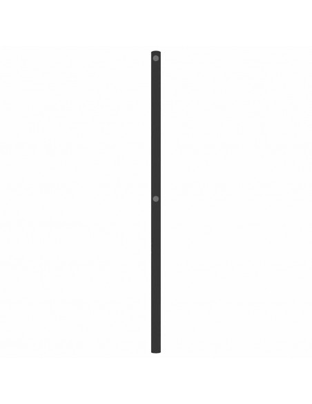 Testiera in Metallo Nero 150 cm
