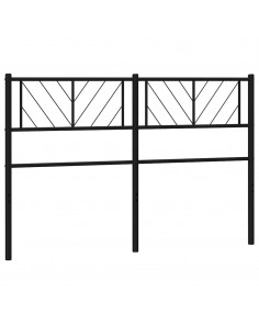 Testiera in Metallo Nero 150 cm 2