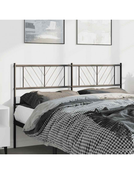 Testiera di Ricambio in Metallo Nero 150 cm