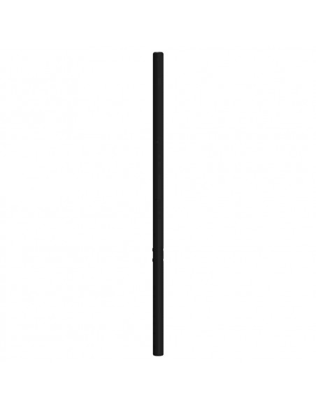 Testiera in Metallo Nero 150 cm