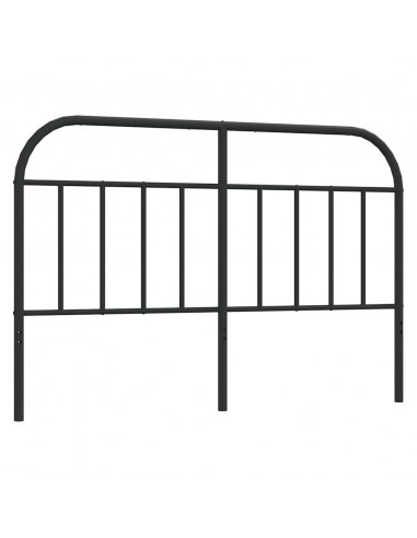Testiera in Metallo Nero 150 cm