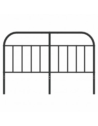 Testiera in Metallo Nero 150 cm