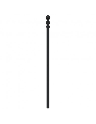 Testiera in Metallo Nero 90 cm