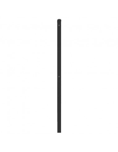 Testiera Rovere Sonoma 120 cm in Legno Multistrato e Acciaio