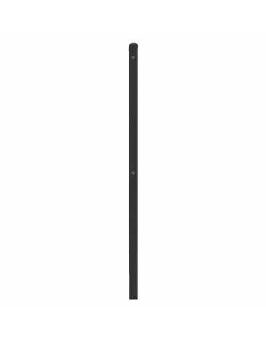 Testiera Rovere Sonoma 137 cm in Legno Multistrato e Acciaio