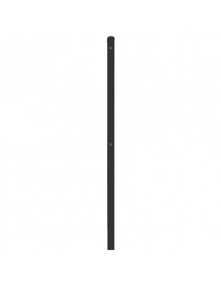 Testiera di Ricambio Rovere Sonoma 140 cm in Legno Multistrato e Acciaio