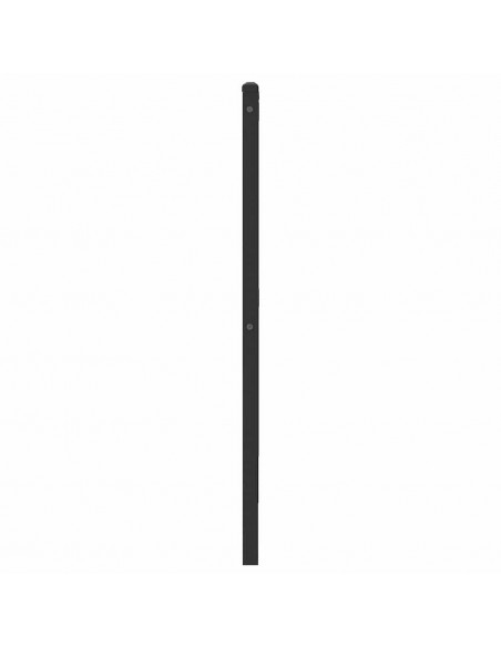 Testiera di Ricambio Rovere Sonoma 180 cm in Legno Multistrato e Acciaio