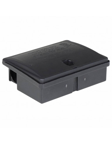 Trappole per Topi 5 pz Nere 13x10x4 cm