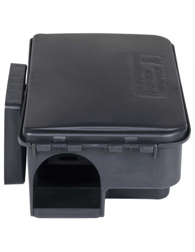 Trappole per Topi 6 pz Nere 22x12,5x7,5 cm