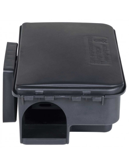 Trappole per Topi 6 pz Nere 22x12,5x7,5 cm