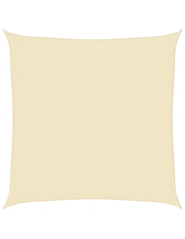 Vela Parasole 160 g/m² Crema 2,5x2,5 m in HDPE