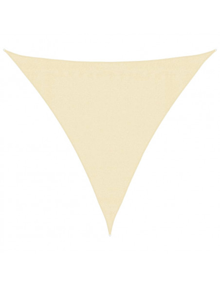 Vela Parasole 160 g/m² Crema 3x3x3 m in HDPE