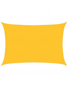 Vela Parasole 160 g/m² Gialla 2,5x4 m in HDPE 2