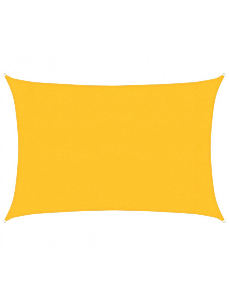 Vela Parasole 160 g/m² Gialla 3x4,5 m in HDPE