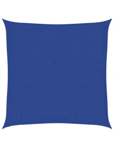Vela Parasole 160 g/m² Quadrata Blu 3,6x3,6 m in HDPE 2