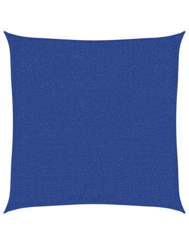 Vela Parasole 160 g/m² Quadrata Blu 3,6x3,6 m in HDPE