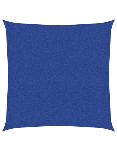 Vela Parasole 160 g/m² Quadrata Blu 3,6x3,6 m in HDPE