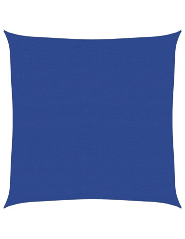 Vela Parasole 160 g/m² Quadrata Blu 6x6 m in HDPE