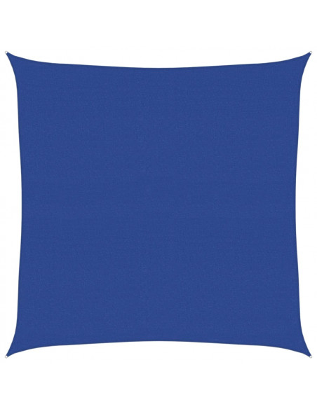 Vela Parasole 160 g/m² Quadrata Blu 6x6 m in HDPE