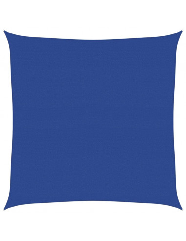 Vela Parasole 160 g/m² Quadrata Blu 7x7 m in HDPE
