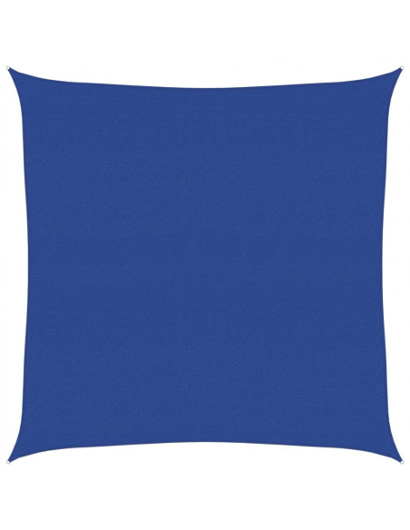 Vela Parasole 160 g/m² Quadrata Blu 7x7 m in HDPE