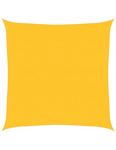 Vela Parasole 160 g/m² Quadrata Giallo 6x6 m in HDPE 2